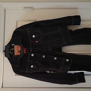 Levis  Black Corduroy jacket and pants